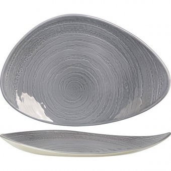 Блюдо 25х37.5 см Scape Grey Steelite (Стилайт) 1402X0060
