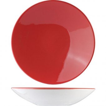 Салатник 30 см Firenza Red Steelite (Стилайт) 9023C094