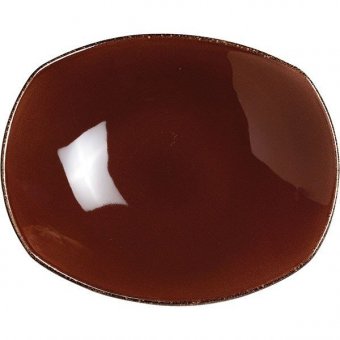 Тарелка глубокая овальная 24х25.5 см Terramesa Mocha Steelite (Стилайт) 11230586