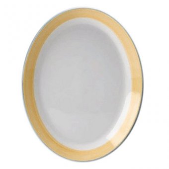 Блюдо овальное 21.5х28 см Rio Yellow Steelite (Стилайт) 15300141