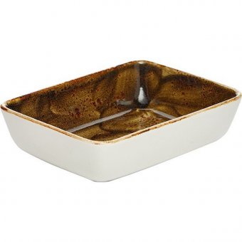 Блюдо для запекания прямоугольное 12.3х16.5 см Craft Brown Steelite (Стилайт) 11320366