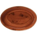 Блюдо овальное для запекания 19х30 см Craft Terracotta Steelite (Стилайт) 11330326