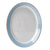 Блюдо овальное 21.5х28 см Rio Blue Steelite (Стилайт) 15310141