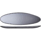 Блюдо овальное 40 см Scape Glass Smoked Steelite (Стилайт) 6513G381